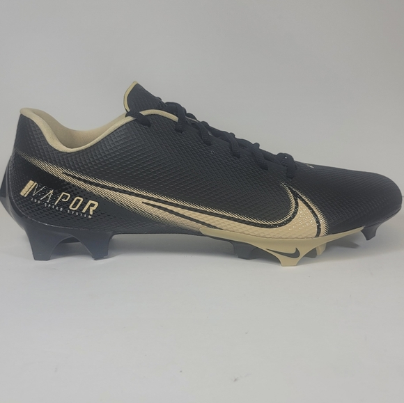 Nike Vapor Edge Speed 360 Football Cleats Low Mens Size 14 Black Gold CV6349-004 - Picture 4 of 10